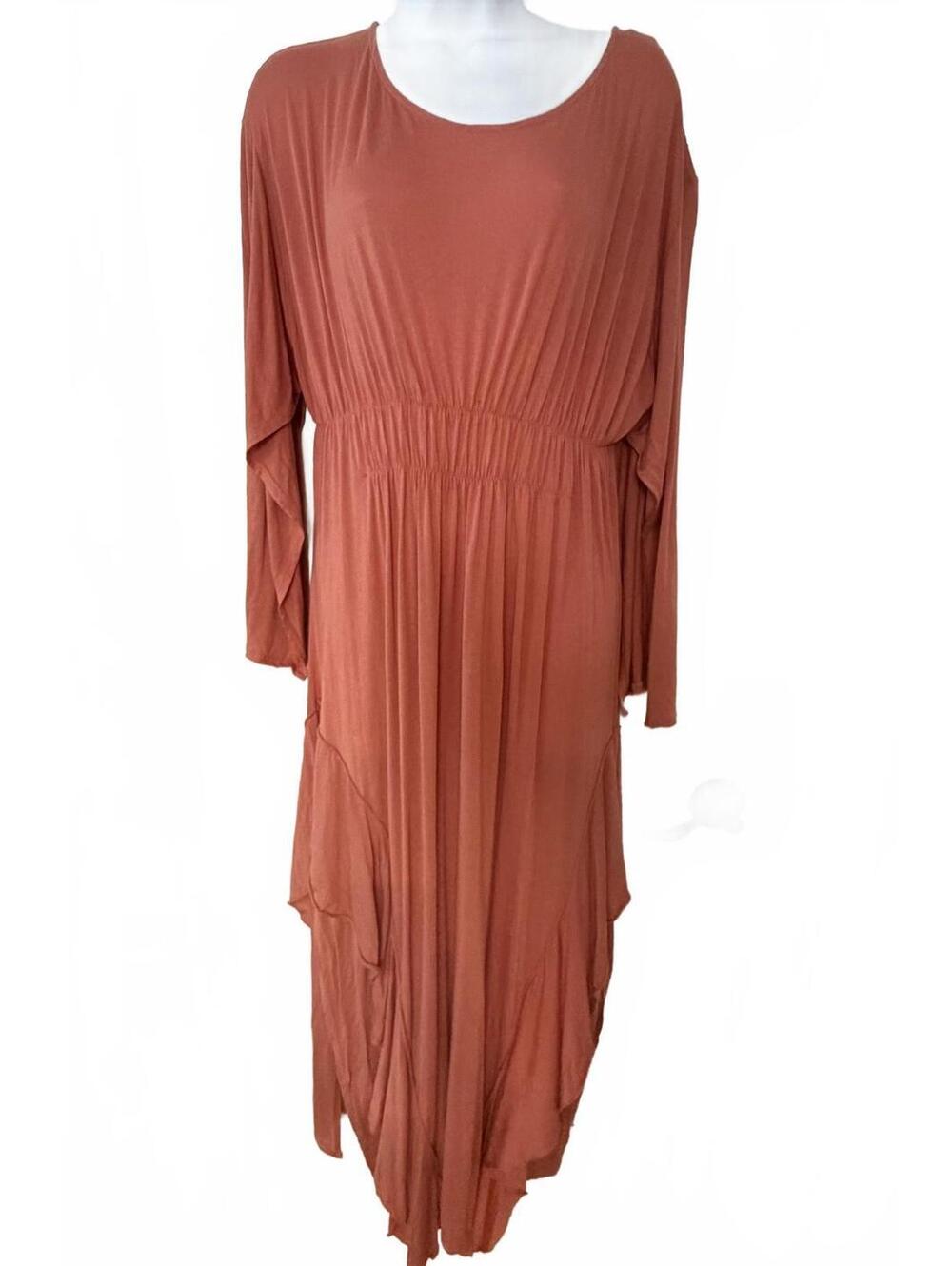 EUC NWT Free People Beach Jilly Maxi Dress - Terracotta (Size M) - 100% Modal